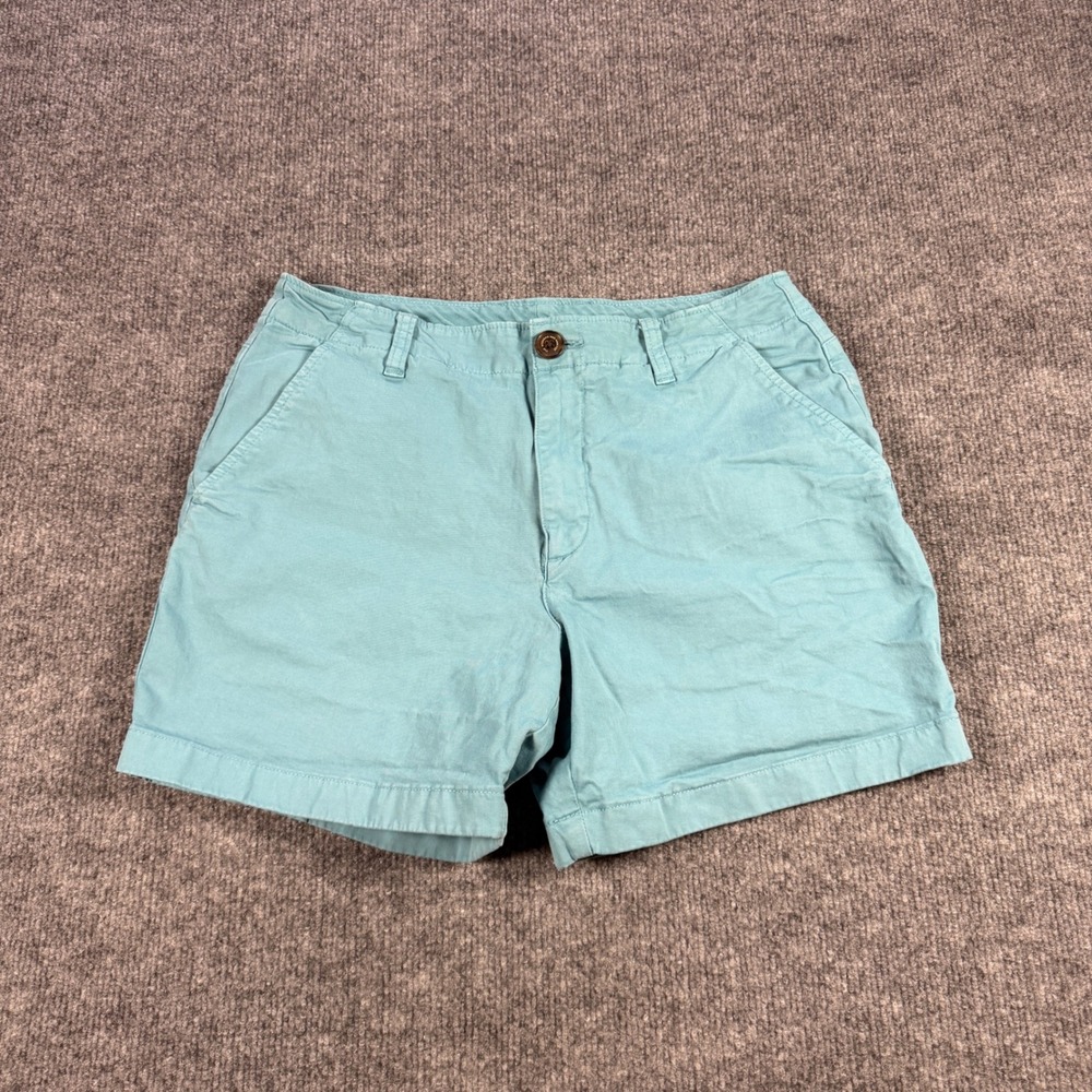 Chubbies Regular Fit Cotton Spandex Light Blue Shorts Size 30 Preppy